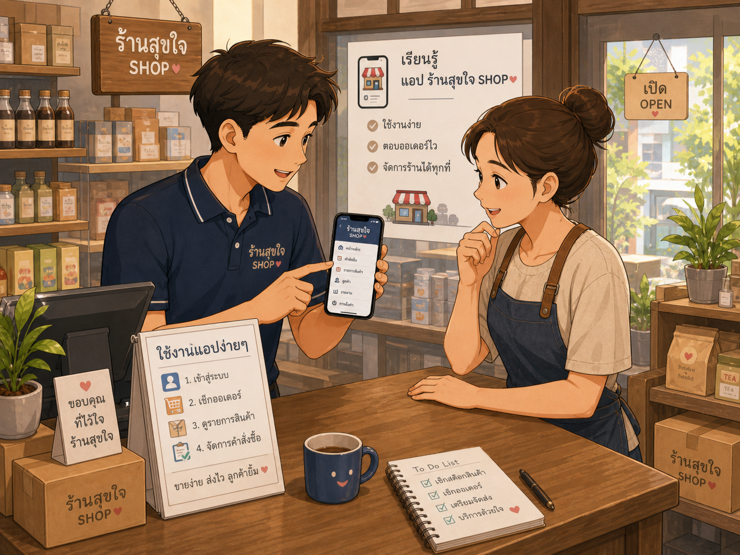ShopPoint Rewards ระบบสะสมแต้มร้านค้าและแลกของรางวัล