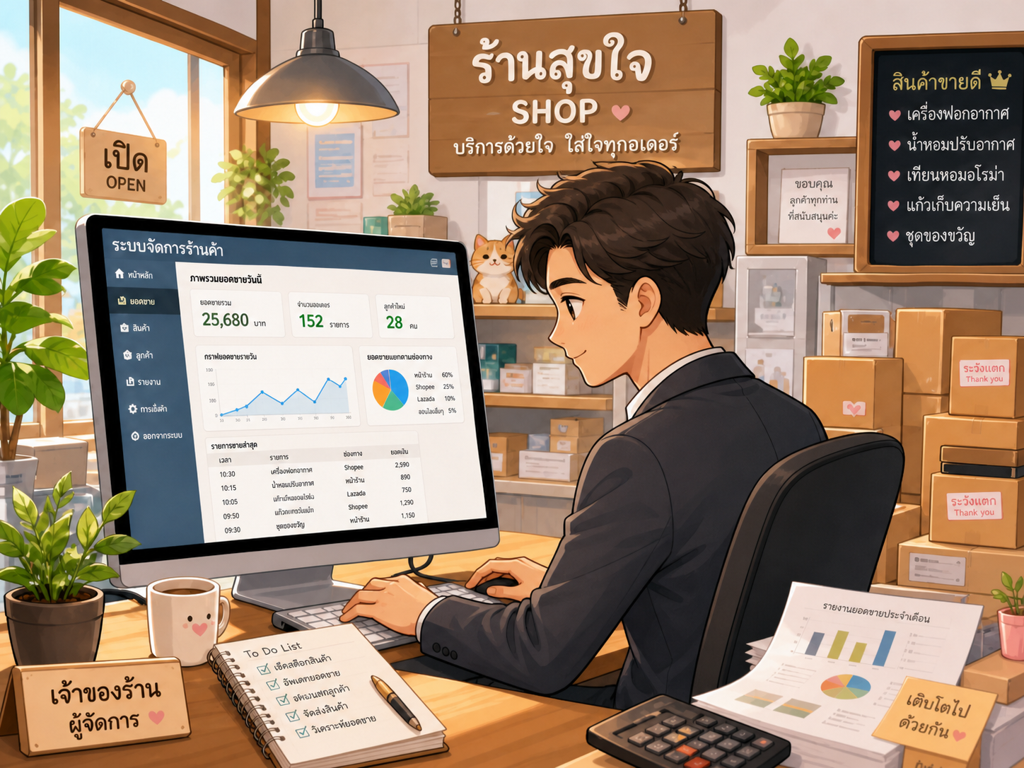 ShopPoint Rewards ระบบสะสมแต้มร้านค้าและแลกของรางวัล