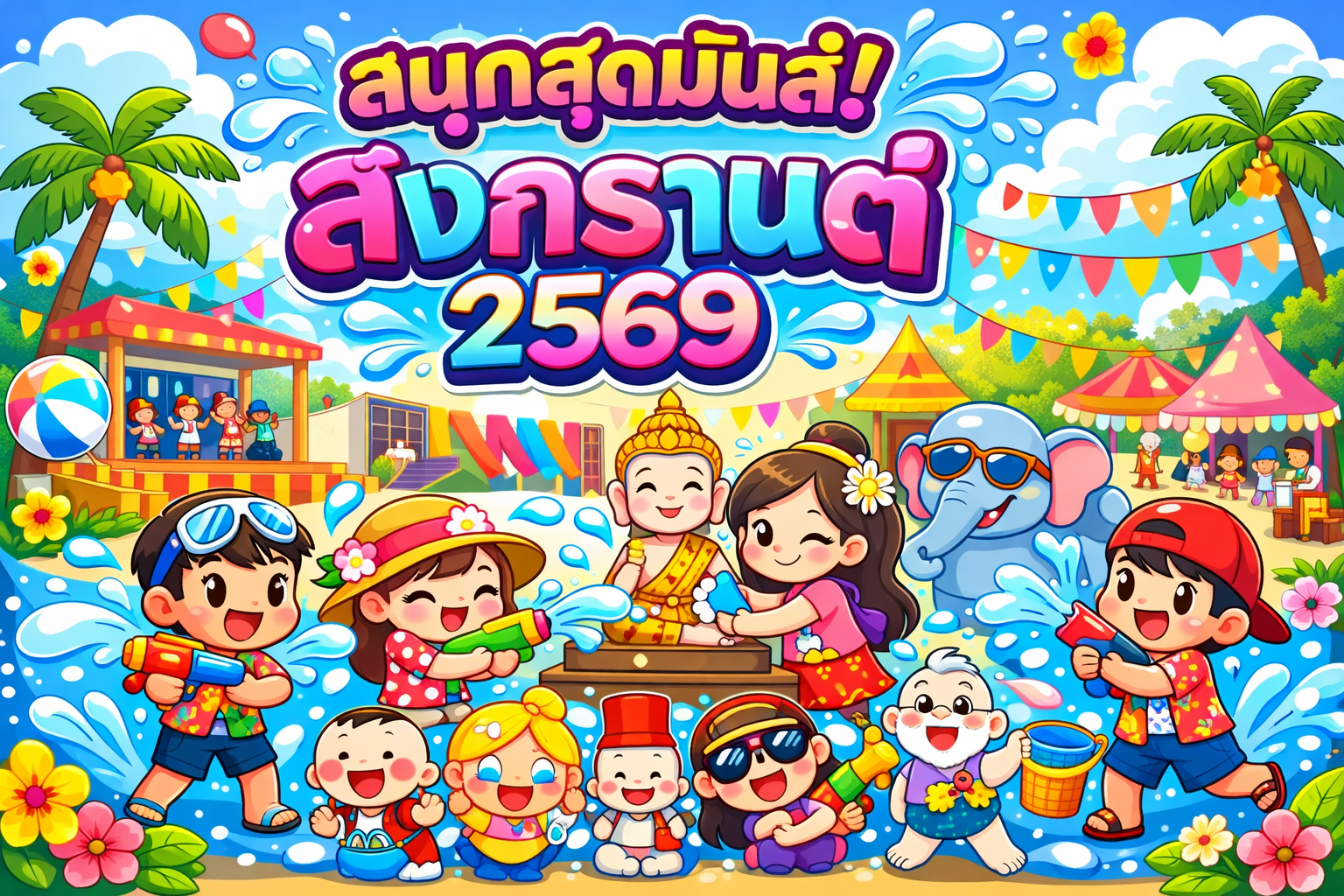 Songkran 2026 x Crybaby @ สวนลุมพินี